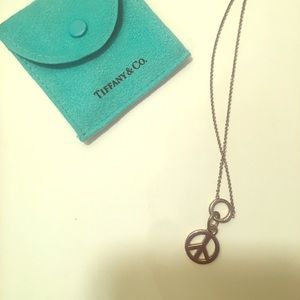 Tiffany & Co. Peace Sign Necklace